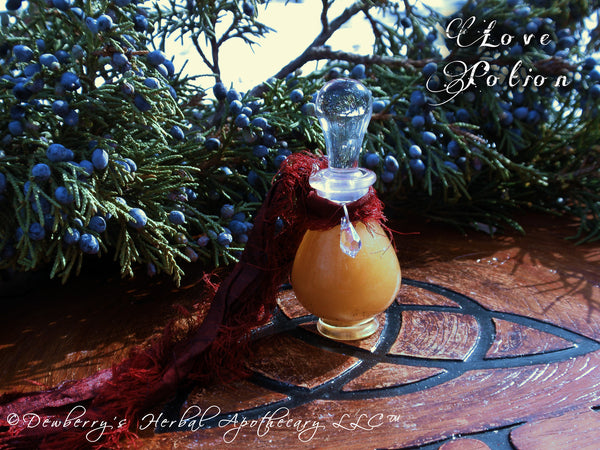 LOVE POTION Premium Perfume Oil w/ 2 Ambers, Honey Extract, Vanilla Petal and Rose Absolutes