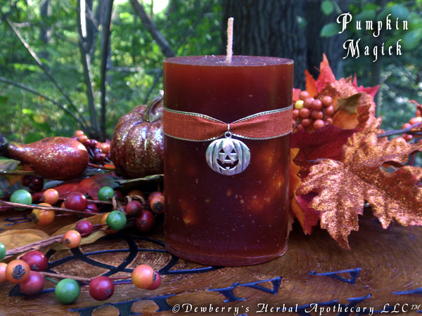 PUMPKIN MAGICK Harvest Illuminary For Autumnal Ancestor Magick, Circle Of Friends, Samhain, Fall