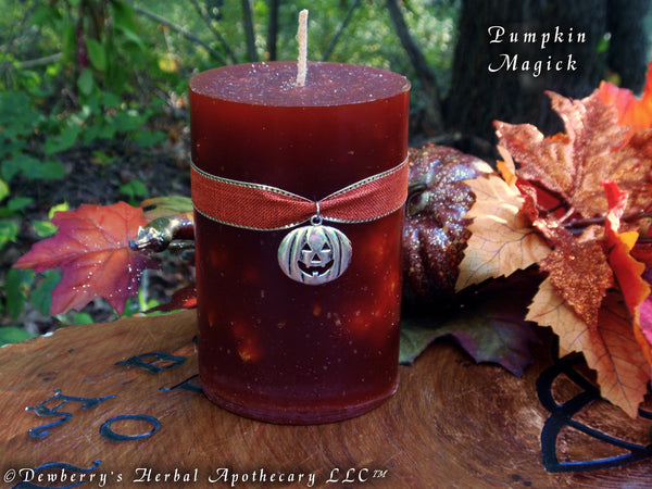 PUMPKIN MAGICK Harvest Illuminary For Autumnal Ancestor Magick, Circle Of Friends, Samhain, Fall