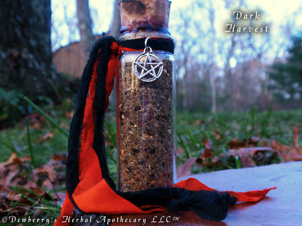 DARK HARVEST Ritual Incense For Samhain Rites, Knowledge Of The Underworld, Ancestor Spiritual Work