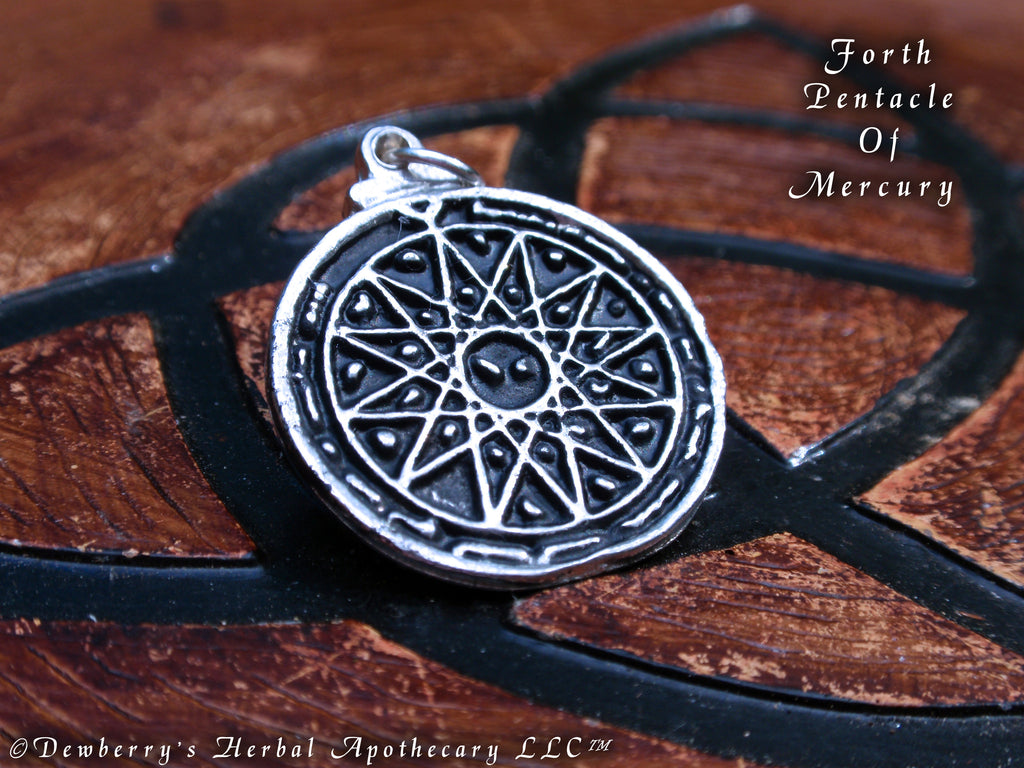 FOURTH PENTACLE Of Mercury.  Knowledge Of The Hidden, Greater Key Of Solomon