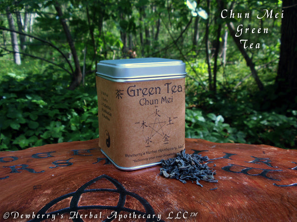 CHUN MEI Artisan Loose Leaf Earth Kosher Green Tea.