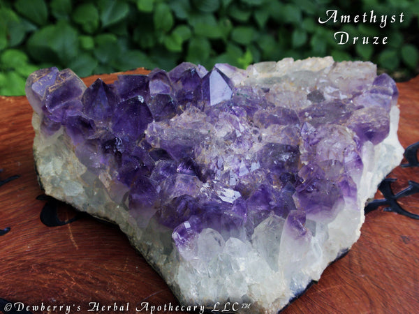 AMETHYST DRUZE CLUSTER Large Crystal Gemstone. Stone Of Higher Consciousness