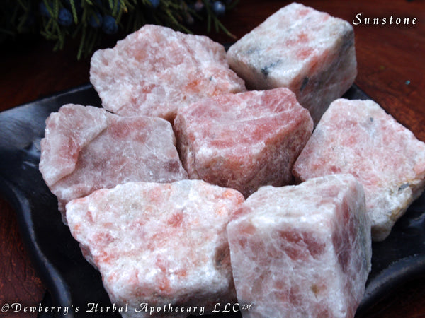 SUNSTONE Crystal Gemstone Natural Raw Specimen.  Sun Energy, Fire Element, Meditation Stone