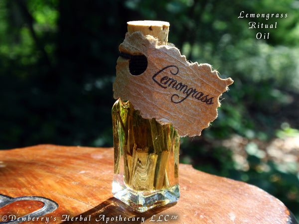 LEMONGRASS Ritual Potion Oil. For Smudge Potions, Psychic Powers, Topical Applications