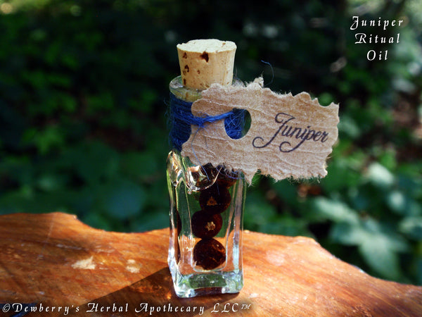 JUNIPER Ritual Potion Oil. For Protection, Anti-Theft, Love, Exorcism, Aromatherapy