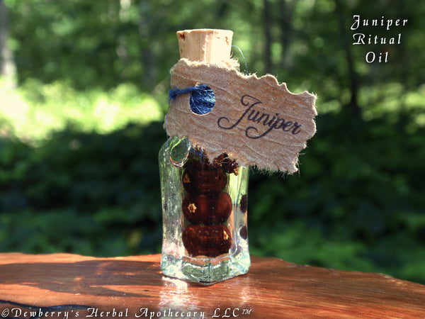 JUNIPER Ritual Potion Oil. For Protection, Anti-Theft, Love, Exorcism, Aromatherapy