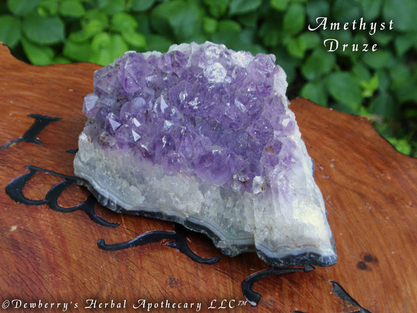 AMETHYST DRUZE CLUSTER Crystal Gemstone. Stone Of Higher Consciousness
