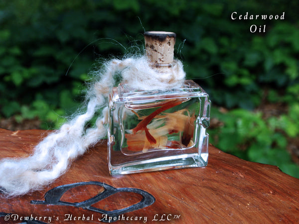CEDARWOOD Ritual Oil For Purification Rituals, Fortuna Blends, Shielding Or Warding, Mens Cologne