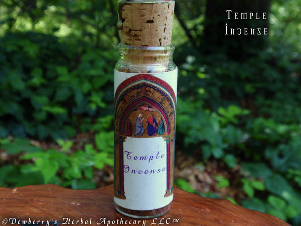 TEMPLE "Olde Worlde" Aromatic Resin Incense. Ceremonial Ritual Magick, Occult Ceremony, Witchcraeft