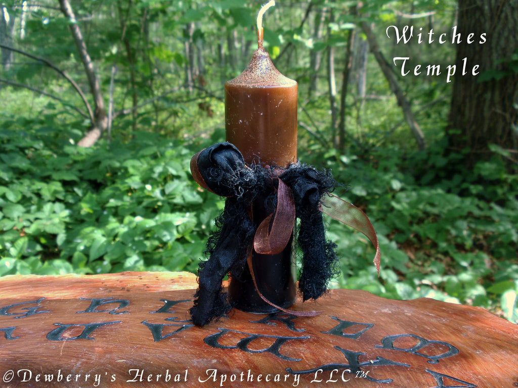 WITCHES TEMPLE Double Action Olde New England Colonial Styled Mini Illuminary For Prayers, Blessings
