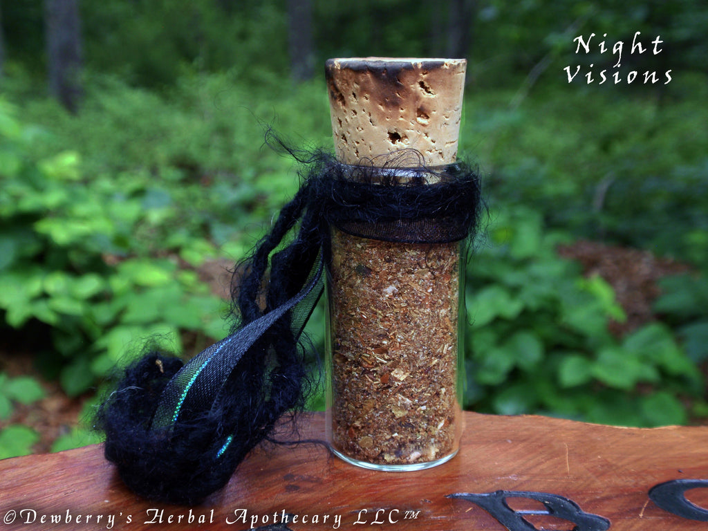NIGHT VISIONS Green Arcanum™ Incense For LHP, Dreamwork, Astral Travel, Psychic Mind, Trancework