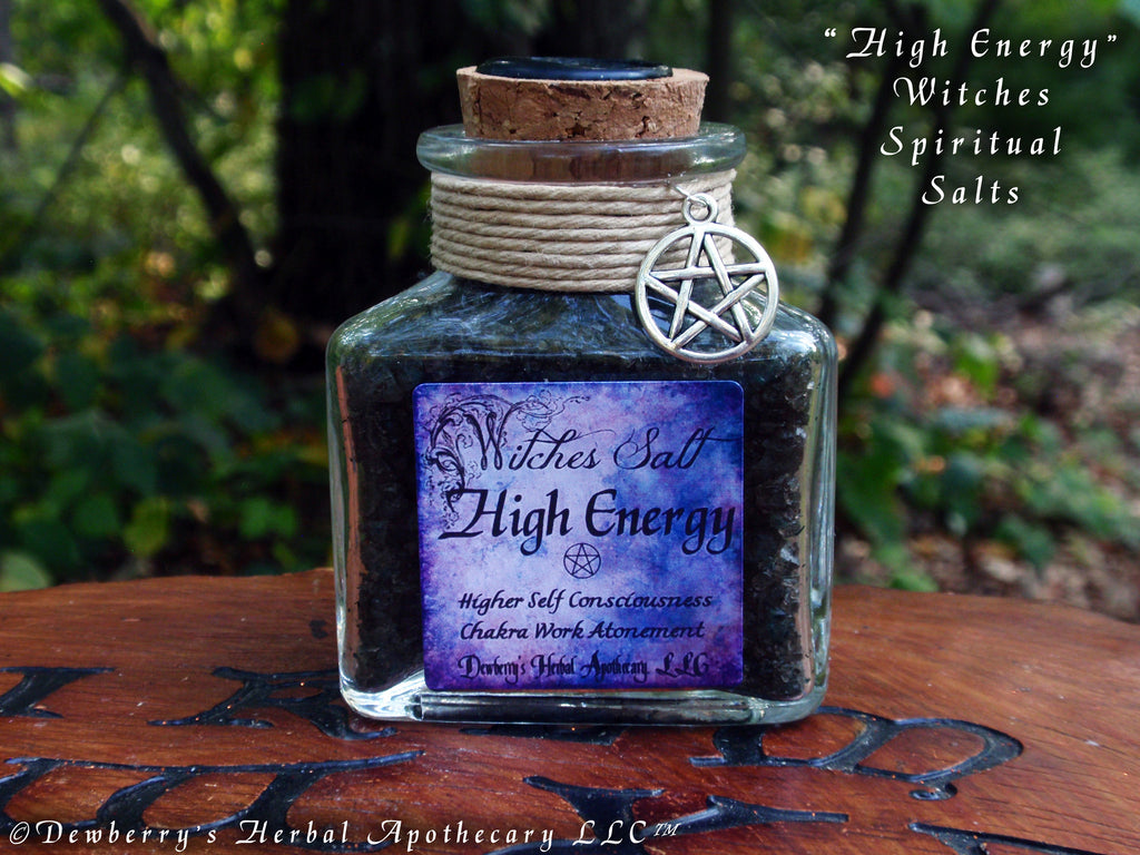 HIGH ENERGY Witches Spiritual Salt For Higher Self, Consciousness, Psychic Power, Chakra, Atonement