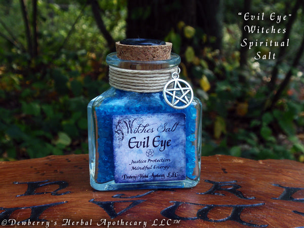 EVIL EYE, Witches Spiritual Salts For Warding, Evil Eye, Mindful Energy, Customize Your Selection