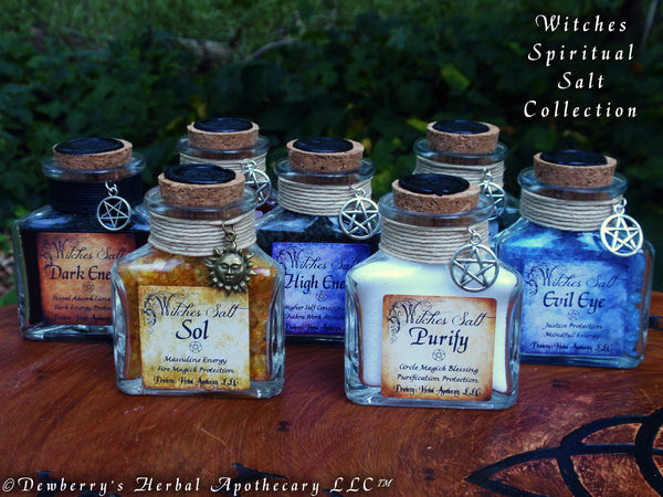 FORTUNA, Witches Spiritual Salt For Good Fortune, Earth & Elemental Magick, Customize Your Selection