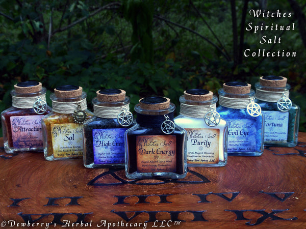 HIGH ENERGY Witches Spiritual Salt For Higher Self, Consciousness, Psychic Power, Chakra, Atonement