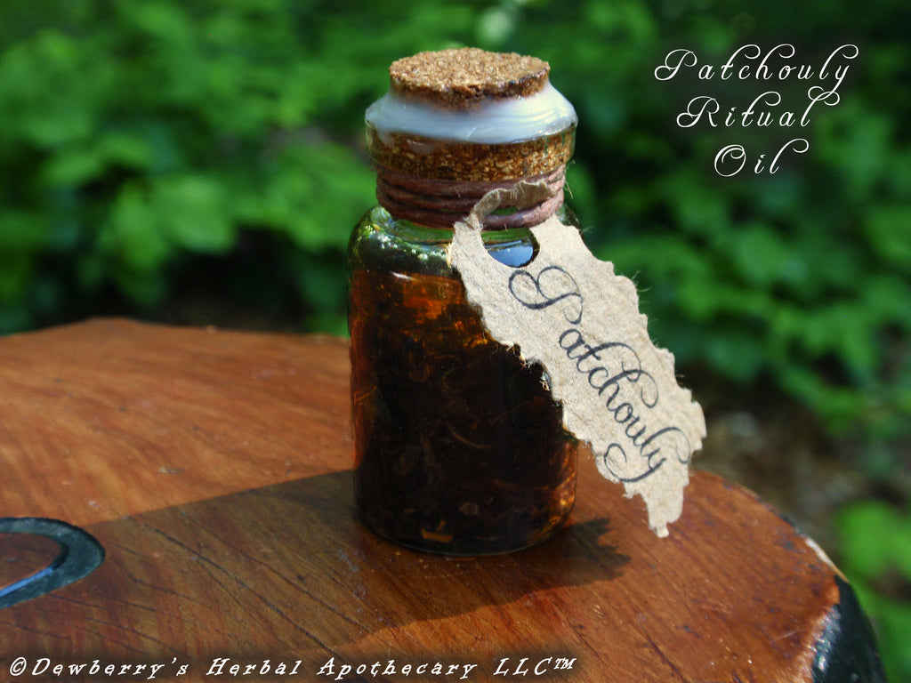 PATCHOULY Ritual Potion Oil For Sacred Earth Magick, Land Rites, Voodoo & Hoodoo Potions, Root Work