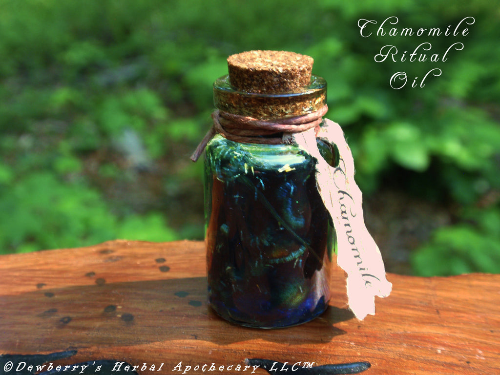 CHAMOMILE ABSOLUTE Ritual Potion Oil.  Aromatherapy, Moon, Tranquility Oils, Cosmetics, Perfumery