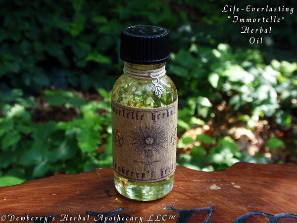 LIFE EVERLASTING Helichrysum Herbal Brew Alquemie Oil For Ritual Preparations, Perfumery, Cosmetics