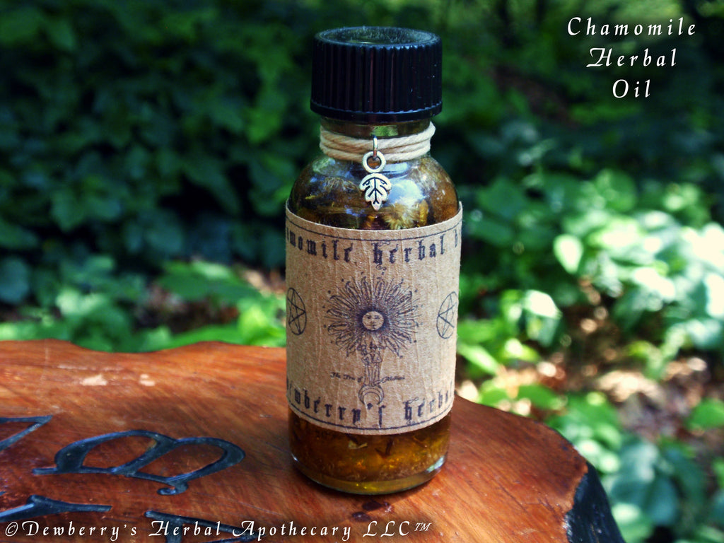 CHAMOMILE Herbal Brew Alquemie Oil For Ritual Preparations, Perfumery, Cosmetics, Magickal Needs