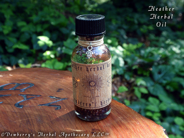 HEATHER Herbal Brew Alquemie Oil For Ritual Preparations, Perfumery, Cosmetics, Magickal Needs