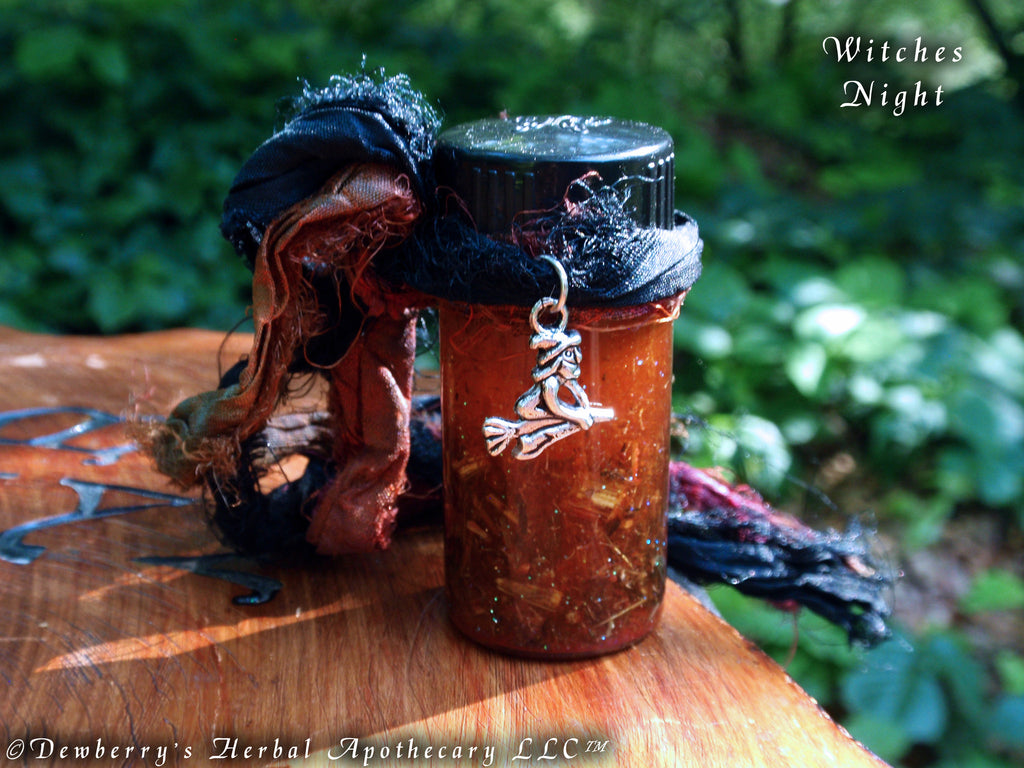 WITCHES NIGHT Dark Cauldron Ritual Potion Oil. For Samhain, Halloween, Spirit Night, Ancestor Call