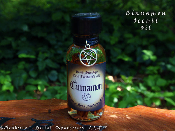 CINNAMON Occult Alquemie Essential Oil 30% For Oil Of Abramelin, Fire Magick, Potions,  Witchcraft