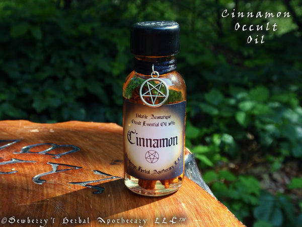 CINNAMON Occult Alquemie Essential Oil 30% For Oil Of Abramelin, Fire Magick, Potions,  Witchcraft