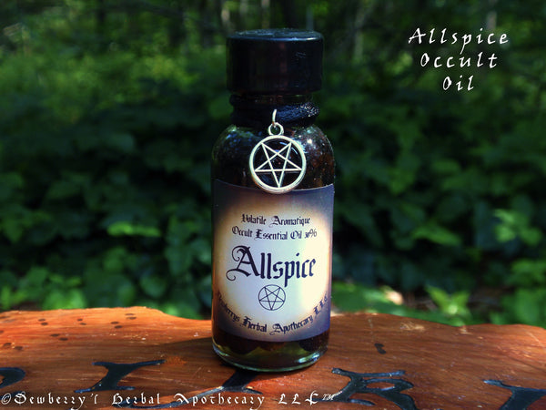 ALLSPICE Occult Alquemie Essential Oil 30% For Alquemie, Hoodoo Potions, Shield & Mars Magick
