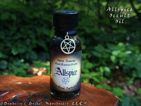 ALLSPICE Occult Alquemie Essential Oil 30% For Alquemie, Hoodoo Potions, Shield & Mars Magick