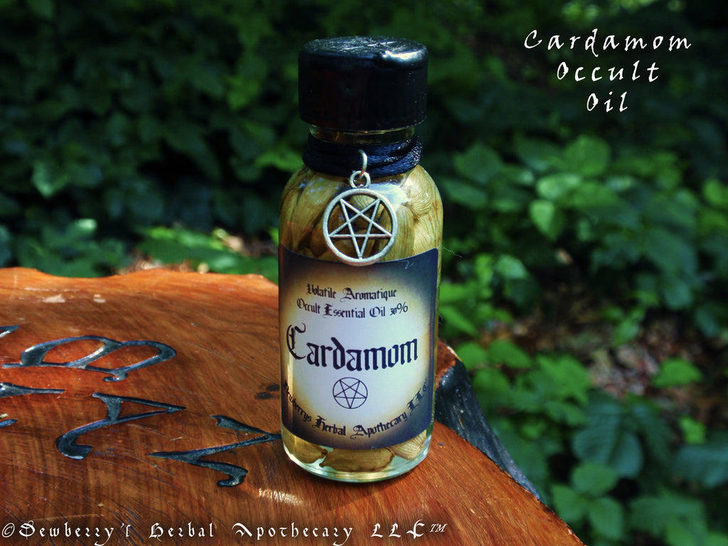 CARDAMOM Occult Alquemie Essential Oil 30% For Love Potion, Shield Magick, Mars Perfume, Apothecary