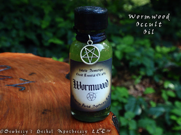 WORMWOOD Occult Alquemie Essential Oil 30% For Absinthe Potions, Witchcraft Magick, Mars Aspect, Etc