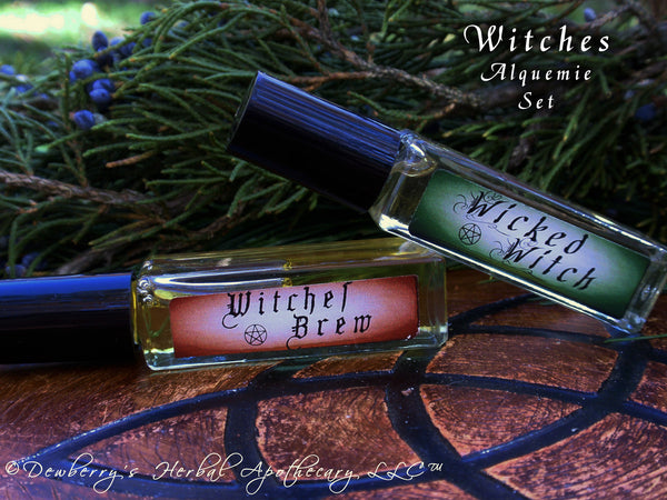 WICKED WITCH BREW Spellbinders Perfume Gift Set. For Witchy Seductions & Playful Goddesses